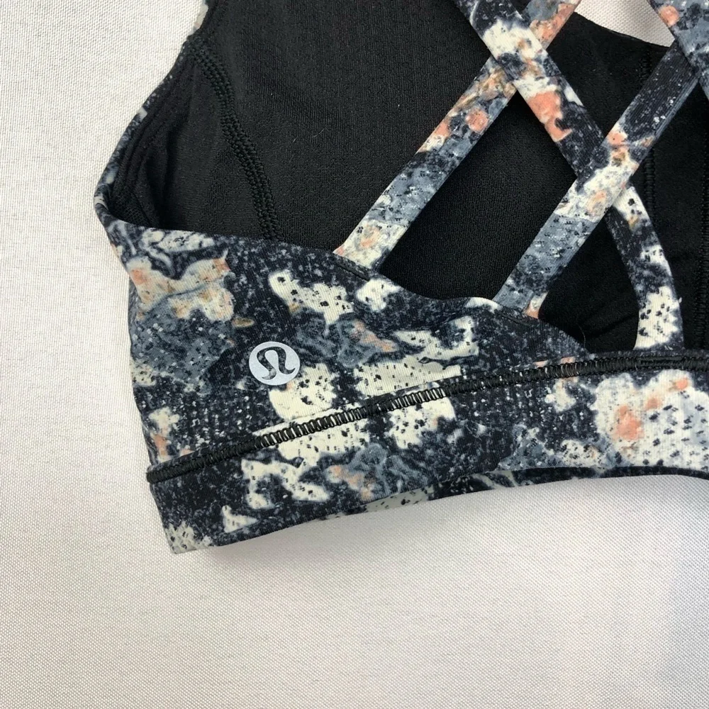 Lululemon Free to Be Serene Sports Bra in‎ Spring Bloom Multi 4